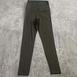 Quince Leggings Women's Medium Ultra-Form High-Rise Olive 27” Athleisure Workout
